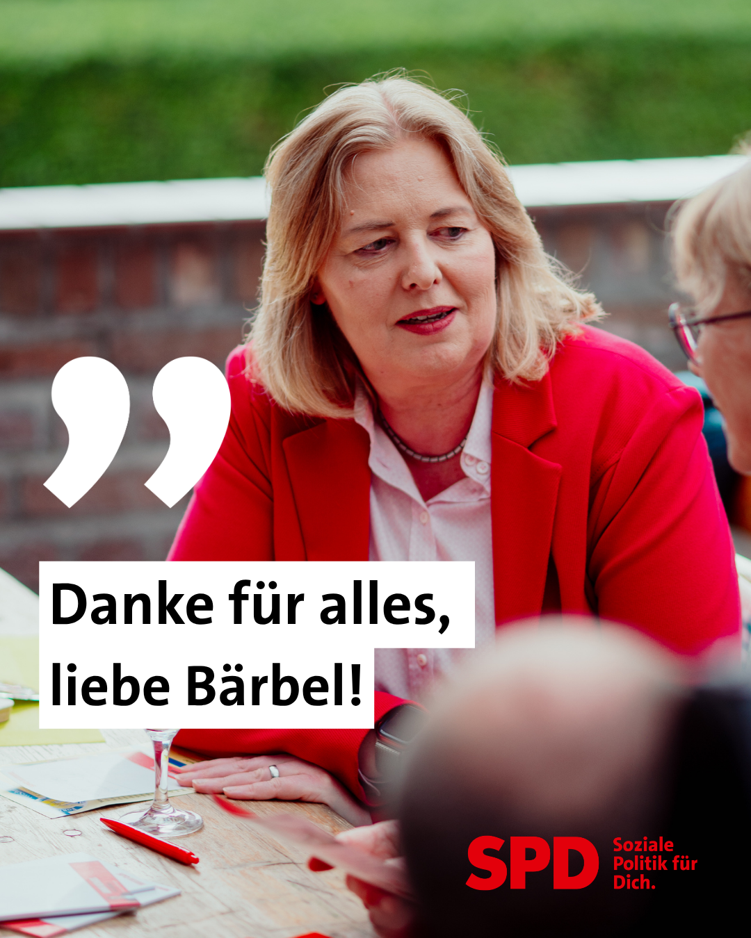 danke fuer alles baerbel